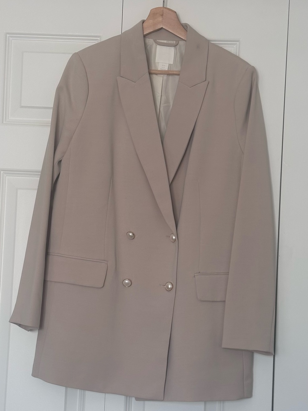 H&M Taupe Blazer Jacket